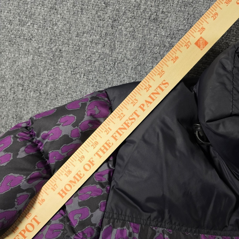 The North Face 1996 Retro Nuptse Purple Leopard Print Down Puffer Jacket M - Picture 11 of 11